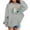 Light Gray, variant on Hwmodou Toddler Girls Graphic Hoodies Girl Boy Long Sleeve Soft Graphic Hoody Kids Cute Pullovers Top Girl Outdoor Workout Comfortable Hooded Sweatshirts,2-12Y