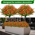 thumbnail image 3 of 20 Bundles Artificial Flowers for Outdoor UV Resistant Fake Plants, Faux Flowers for Indoor Outside Plastic Greenery Shrubs for Garden Porch Window Box Home Farmhouse Décor (Mix Colors), 3 of 4
