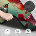 thumbnail image 3 of Vsdgher Hummingbird Floral Paradise Car Foot Mat Set of 4 Pieces Universal Floor Liner Car Accessories Fits Most Cars, Trucks, Vans, sedans, SUV, 3 of 7