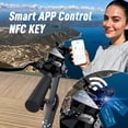 thumbnail image 6 of JUN LING Off Road Electric Scooter Adults - 5000W Motor, 50MPH Max Speed, 55Miles Range, 10.5" Tires, Fast E Scooter with App & NFC, 6 of 7
