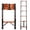 black, variant on Telescopic Roof Ladder Heavy-Duty Stainless Steel 330 LBS Load Capacity