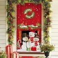thumbnail image 5 of Christmas Door Hanging Tapestry for Holiday Party Background Decor, Santa Claus Wall Decor for Indoor Outdoor Xmas Festival Home Celebration 78.74 x 35.43 Inch, 5 of 5