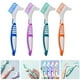 thumbnail image 4 of 4 Uds cepillo para dentadura postiza cepillo de dientes de doble cara cerdas multicapa cepillos de dientes duros para dentadura cepillo de limpieza de dientes para dentadura postiza, 4 of 6