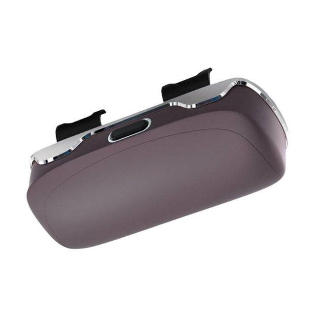 lionlar Sunglasses Holder for Car Visor Portable Sturdy Hard Shell Auto Glasses Case Brown