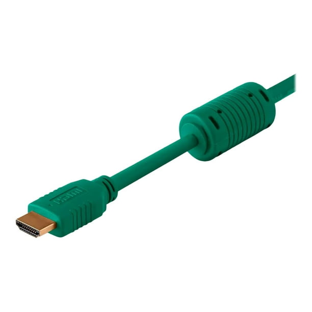 Monoprice HDMI Cable,High Speed,Green,6ft.,28AWG 3953 - Walmart.com