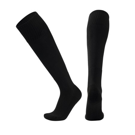 DNAKEN (3 Pairs) baseball socks softball socks grip socks soccer compression socks men for Youth & Adult kids toddler soccer socksLong tube solid color non-slip sports towel bottom sweat-absorbing sp