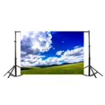 thumbnail image 3 of ABPHOTO 7x5ft Photography Backdrop Green Field With Blue Sky White Cloud Nature Landscape Photo Background Backdrops, 3 of 4