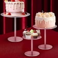 thumbnail image 2 of 3 Soportes de Pastel de Acrílico Transparente para Mesa de Postre, Soportes Redondos para Pasteles, Exhibición de Dulces y Magdalenas, Decoración de Fiesta, Boda, 2 of 5