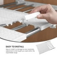 thumbnail image 3 of LOLIPPYY Shelf Organizer Adjustable For Homeowners White 1Pcs, 3 of 8