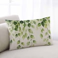 thumbnail image 2 of Spring Vines Leaves Throw Pillow Cover 16 x 24 Inch Decorative Pillow Cover Retro Rustic Green Botanical Plants Lumbar Pillowcase Seasonal Rectangle Cushion Case for Couch Sofa Bed Living Room, 2 of 7