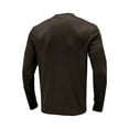 thumbnail image 5 of Grianlook Men Casual Solid Color Jumper Tops Crew Neck Knit Pullover Long Sleeve Knitted Sweaters Brown 2XL, 5 of 5