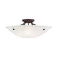 thumbnail image 4 of Livex Lighting Oasis Ceiling Mount in Bronze, 4 of 10