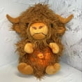thumbnail image 4 of HuiXinOu Women Gifts Under $20 Breathing Sound and Light Music Soothing Cute Cow Coaxing Sleep Doll without Battery Holiday Saving Gifts, 4 of 7