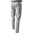 thumbnail image 4 of Ma Croix Mens CARGO PANTS with Utility Belt Lightweight Relaxed Straight Fit Twill Cotton Work Outdoor Tactical, 4 of 8