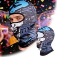 thumbnail image 1 of BotaniNest Hat Style Sunscreen Breathable Full Face Motorcycle Cycling Full Head Suitable For Holidays Such As Carnival, 1 of 5