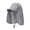 Gray, variant on ZToonmas Men Outdoor Sun Hat with Removable Face Mask UPF50+ Quick Dry Visor Cap UV Protection Fishing and Hiking Hat