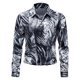 thumbnail image 1 of Nueva camisa de negocios ligera con botones de solapa casual estampada de manga larga Pompotops oipoqjl26869, 1 of 6