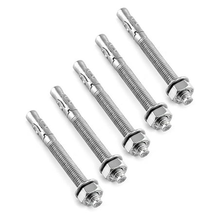

Wedge Anchor Stainless Steel 3/8 inch x 3-3/4 inch 5 Pcs