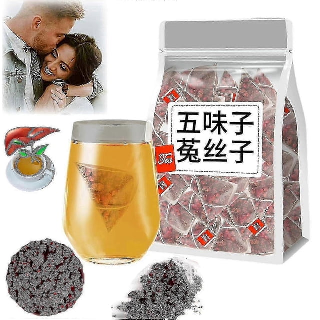 Five Flavors Goji Berry Tea, Men's Essentials Five Flavors Wolfberry Tea, Chinese Kidney Care Herbal Tea for Men