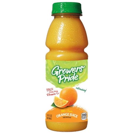 Floridas Natural Pride Orange Juice, 14 Fluid Ounce -- 12 per case.