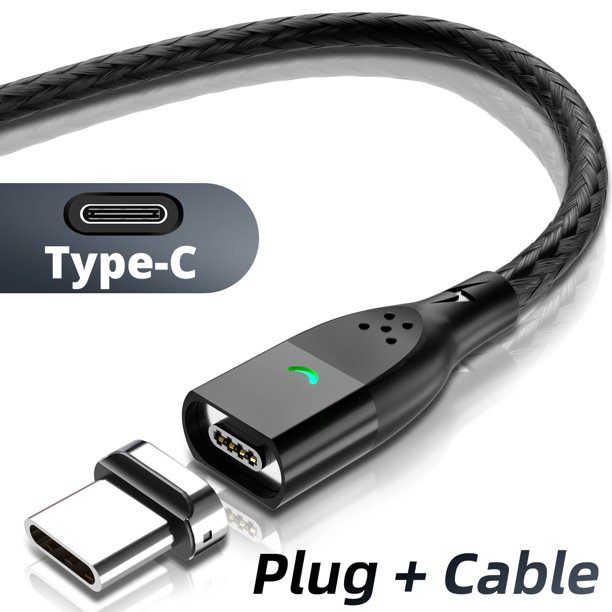 ANMONE Cable magnético tipo C Cable de carga magnética Micro USB cargador magnético para iPhone Huawei Samsung Xiaomi carga rápida Tan Jianjun unisex