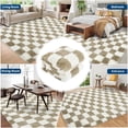 thumbnail image 2 of Checkered Rug 4x6 Fluffy Rug Checkered – Large Plush Rug for Bedroom, Ultra Soft Non-Slip Fluffy Carpet for Living Room – Modern Indoor Floor Rug, 2 of 8