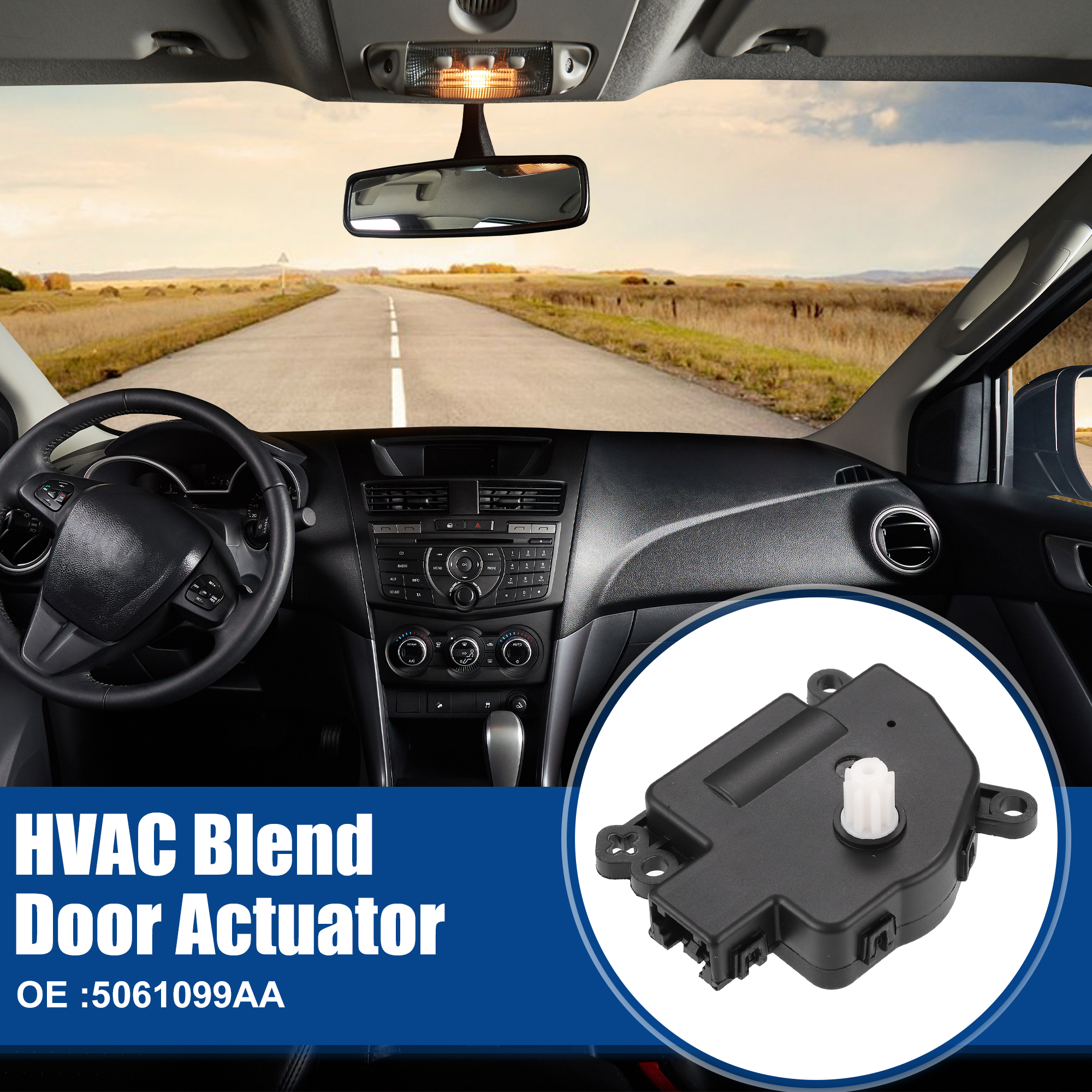 Unique Bargains HVAC Blend Door Actuator Fit for Dodge Charger 2006 and for Chrysler
