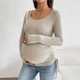 thumbnail image 2 of Birdeem Blouses pour Femmes, Blouses pour Femmes Mode, T-Shirt Confortable pour Femmes, Col Rond, Manches Longues, Imprimé Décontracté, T-Shirts pour Femmes, Blouses pour Femmes Décontractées, Manches pour Femmes, 2 of 7