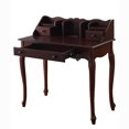 thumbnail image 4 of ACME 92985 Maral Writing Computer Hutch Top Home Office Desk, Espresso, 4 of 6