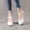Blanc, variante sur Latrodar Sandales Compensées pour Femmes Sandales pour Femmes 2025 Confortables Plage Extensibles Tricotées Sandales de Plage à Boucle Chaussures à Bout en Pointe Talon Plat (0 Pouces-1) Larges Sandales Unies pour Dame Sorties Cadeaux d'Anniversaire