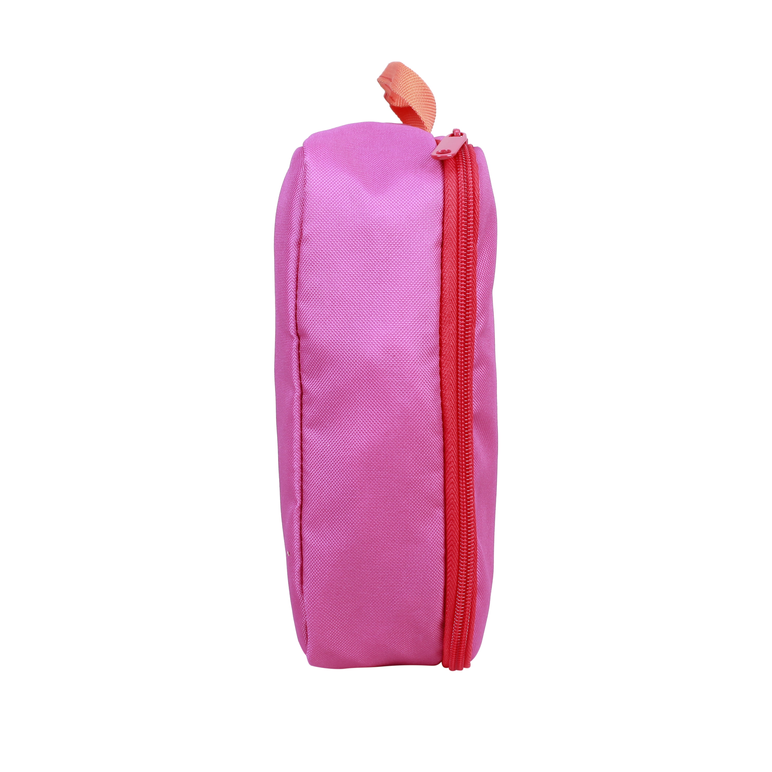 CRCKT Kids 3-Piece Zippered Polyester Packing Cube Set - Red, Orange, Hot Pink Colorblock