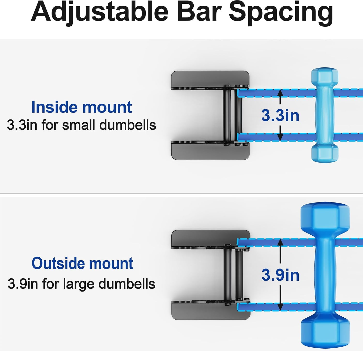 Heavy-Duty Dumbbell Rack Stand for Home Gym, 400LB Capacity Compact Free Weight Storage Organizer