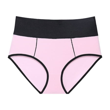 

Female Panties Underwear High Waisted Cotton Soft Breathable Stretch Briefs Spring Summer Underpanties For Women