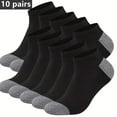 thumbnail image 2 of 1pairs Men's Fashion Cotton Breathable Comfortable Ankle Socks, Men's Summer Socks, 2 of 10