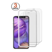 3-Pack Clear Tempered Glass Screen Protector Compatible with iPhone 12 Mini (5.4 in)
