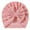 #0206-Pink, variant on Favoffer Baby Turban Hats Turban Bun Knot Baby Infant Beanie Baby Girl Soft Cute Toddler Cap for Boys Girls Fall Winter 0-2Y