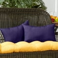 thumbnail image 7 of Greendale Home Fashions 19'' x 12'' Reversible Outdoor Throw Pillow, Set of 2, Navy, 7 of 7