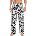 thumbnail image 5 of Mens Pajama Pants, Cute Panda Face Soft Sleep & Lounge Pants for Men, Cuteness Casual PJ Bottoms Pants with Pockets, 5 of 7