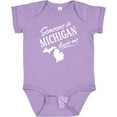 thumbnail image 3 of Inktastic Someone in Michigan Loves Me Boys or Girls Baby Bodysuit, 3 of 5