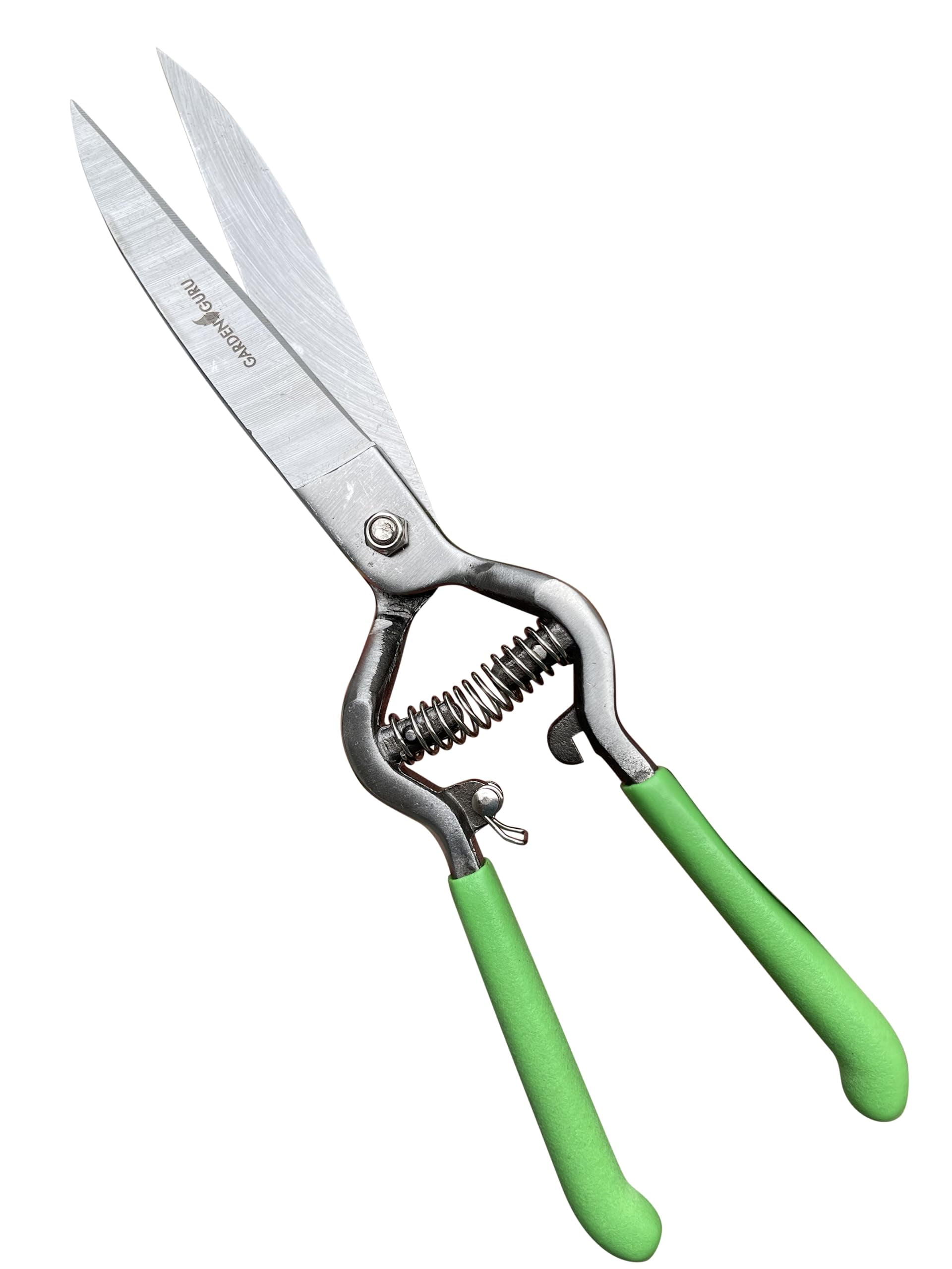 Garden Guru Hand Grass Clipper Scissors – Heavy-Duty Forged Steel Grass Shears with Comfort Grip Handles – Precision Lawn Edging, Shrub & Flower Trimming, Garden & Landscape Pruning Tool