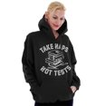 thumbnail image 3 of Take Naps Not Tests Sleepy Nerdy Gym Hoodie Sweatshirt Women Men Brisco Brands S, 3 of 5