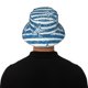 thumbnail image 5 of Balery Ocean on Striped Sombreros para el sol para hombre y mujer, sombrero de pescador con UPF 50+, 5 of 6