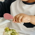 thumbnail image 4 of PENIKOKO Dark Red Silicone Toddler Utensil 1 Set 5.5X1.6In For Toddlers Ergonomic Handle, 4 of 7