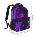 thumbnail image 2 of Disketp Neon Toy Cat Reflections Mochila Estampada para Hombre y Mujer – Mochila Ligera Clásica con Múltiples Bolsillos para Universidad, Trabajo y Viajes-One Size, 2 of 5