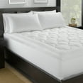 thumbnail image 2 of Fluffy Clouds 2 in. Twin 100% Cotton Loft Fiber Mattress Pad, 2 of 5