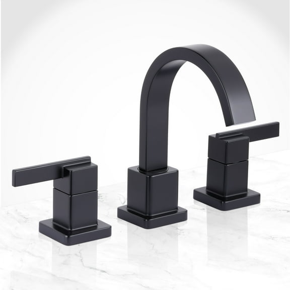 Miseno Mno441l 1.2 GPM Widespread Bathroom Faucet - Black