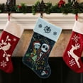 thumbnail image 4 of The Nightmare Before Christmas 20 inch Velvet Christmas Stocking, by Ruz, 4 of 5