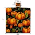 thumbnail image 2 of Thanksgiving Canvas Picnic Mat Waterproof Portable Foldable Outdoor Beach Blanket, 2 of 6