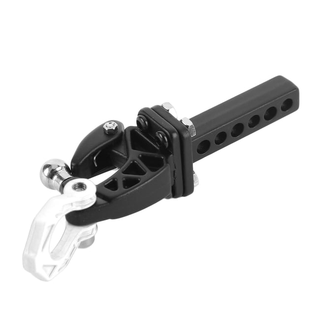 Castre de Remolque de Remolque RC de Metal RC, Receptor de Enganche de Remolque para Piezas de Parachoques Traseros de Rastreador de 1/10 RC