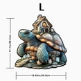 thumbnail image 3 of Magic Sea Turtle Wooden Puzzles for Adults Nature Village Art Animal Landscape Jigsaw Puzzles Impossible Aesthetic Hard Difficult Challenging Puzzle As Family Game, 3 of 6